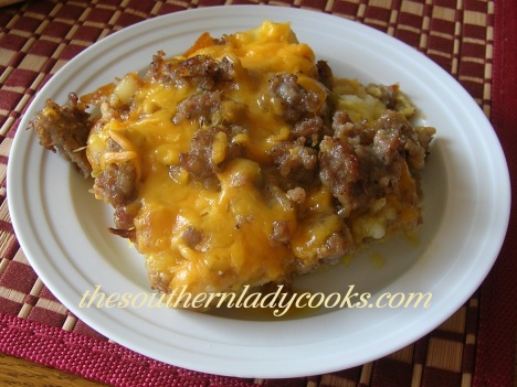 Hashbrown and Sausage Breakfast Casserole